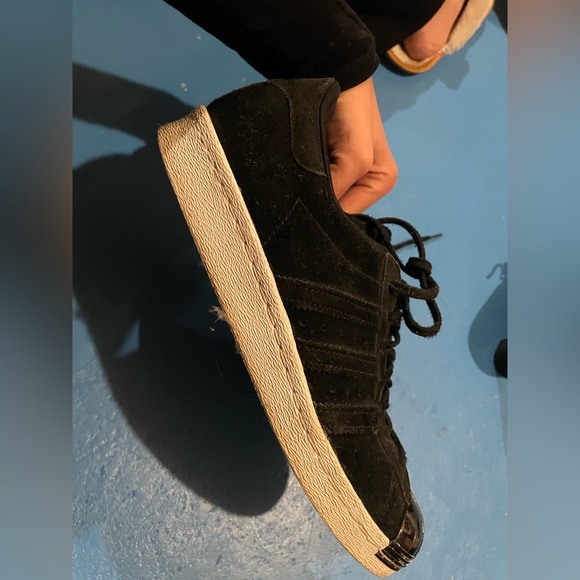 ADIDAS SUPERSTAR 80S METAL TOE PONY HAIR BLACK - Picture 5 of 14